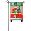 Outdoor Christmas Decorations Evergreen 18 In. X 12.5 In. Home For The Holidays Garden Burlap Flag -Christmas Lights Sales evergreen christmas flags 14b8111bl 64 1000