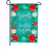 Outdoor Christmas Decorations Evergreen 18 In. X 12.5 In. Laughter Love And Cheer Garden Burlap Flag -Christmas Lights Sales evergreen christmas flags 14b8654bl 64 1000