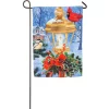 Outdoor Christmas Decorations Evergreen 18 In. X 12.5 In. Birds On Post Garden Suede Flag -Christmas Lights Sales evergreen christmas flags 14s4625bl 64 1000