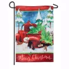 Outdoor Christmas Decorations Evergreen 18 In. X 12.5 In. Bringing Home The Tree Garden Suede Flag -Christmas Lights Sales evergreen christmas flags 14s8590 64 1000