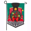 Outdoor Christmas Decorations Evergreen 18 In. X 12.5 In. Christmas Train Garden Applique Flag 2 Outdoor Christmas Decorations Evergreen 18 In. X 12.5 In. Christmas Train Garden Applique Flag -Christmas Lights Sales evergreen christmas flags 168957bl 64 1000