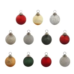 Christmas Tree Decorations Evergreen 2-1/2 In. Holiday Classic Round Christmas Ornaments (24-Pack)