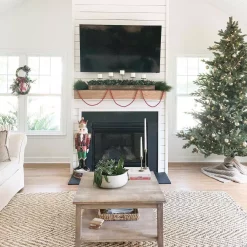 Indoor Christmas Decorations Fraser Hill Farm 10 In. Holiday Candle Holder Centerpiece -Christmas Lights Sales fraser hill farm christmas candles holders ff042chtt002 0gr 76 1000