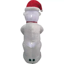 Outdoor Christmas Decorations Fraser Hill Farm 8 Ft. Pre-Lit Plush Polar Bear Christmas Inflatable -Christmas Lights Sales fraser hill farm christmas inflatables fhfinplrbr08 1l 77 1000