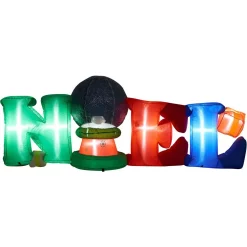 Outdoor Christmas Decorations Fraser Hill Farm 8 Ft. NOEL Snow Globe Christmas Inflatable With Lights -Christmas Lights Sales fraser hill farm christmas inflatables fhfnoel081 l 1d 1000