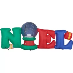Outdoor Christmas Decorations Fraser Hill Farm 8 Ft. NOEL Snow Globe Christmas Inflatable With Lights -Christmas Lights Sales fraser hill farm christmas inflatables fhfnoel081 l 1f 1000