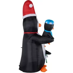 Outdoor Christmas Decorations Fraser Hill Farm 10 Ft. Penguin Family Christmas Inflatable With Lights -Christmas Lights Sales fraser hill farm christmas inflatables fhfpengnf101 l c3 1000