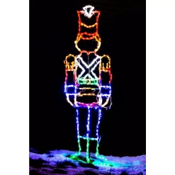 Christmas Lights Fraser Hill Farm 6 Ft. 272-Light Multi-Color Toy Soldier Novelty Light -Christmas Lights Sales fraser hill farm christmas novelty lights ffchled077 sol0 mlt 44 1000