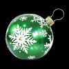 Christmas Lights Fraser Hill Farm 1.5 Ft. 24-Light LED Jeweled Ball Ornament With Snowflake Design -Christmas Lights Sales fraser hill farm christmas novelty lights ffrs018 orn1 gn 64 1000
