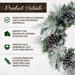 Christmas Greenery Fraser Hill Farm 24 In. Artificial Christmas Wreath With Oversized Pinecones 9 Christmas Greenery Fraser Hill Farm 24 In. Artificial Christmas Wreath With Oversized Pinecones -Christmas Lights Sales fraser hill farm christmas wreaths ff024chwr004 0sn 40 1000