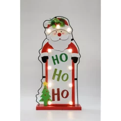 Christmas Greenery Fraser Hill Farm 24 In. Artificial Christmas Wreath With Train, Sleigh, Gift Box, Lighted HO HO HO & Let It Snow And Bejeweled Ornaments -Christmas Lights Sales fraser hill farm christmas wreaths ffchdec005 bright c3 1000