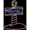 Outdoor Christmas Decorations Fraser Hill Farm 48 In. Christmas North Pole Sign With LED Lights -Christmas Lights Sales fraser hill farm christmas yard decorations ffchled048 np0 mlt 64 1000