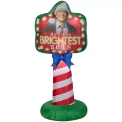 Outdoor Christmas Decorations Gemmy 5 Ft. Tall Airblown-Outdoor Sign-NLCV Not The Brightest Bulb Sign-MD-WB Inflatable -Christmas Lights Sales gemmy christmas inflatables g 110520 c3 1000