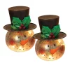 Christmas Lights Gerson 8 In. H Electric Lighted Crackle Glass Snowman (Pack Of 2) -Christmas Lights Sales gerson christmas novelty lights 2099880ec 64 1000
