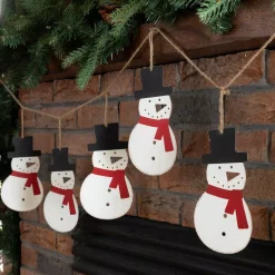 Christmas Greenery Glitzhome 6 Ft. L Metal Christmas Snowman Garland 11 Christmas Greenery Glitzhome 6 Ft. L Metal Christmas Snowman Garland -Christmas Lights Sales glitzhome christmas garland 2010300015 31 1000