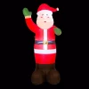 Outdoor Christmas Decorations Glitzhome 12 Ft. Lighted Inflatable Santa Decor -Christmas Lights Sales glitzhome christmas inflatables 1125004445 64 1000