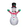 Outdoor Christmas Decorations Glitzhome 12 Ft. Lighted Inflatable Snowman With Welcome Decor -Christmas Lights Sales glitzhome christmas inflatables 1125004448 64 1000