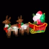 Outdoor Christmas Decorations Glitzhome 7 Ft. Lighted Inflatable Santa Sleigh Decor -Christmas Lights Sales glitzhome christmas inflatables gh1125004440 64 1000