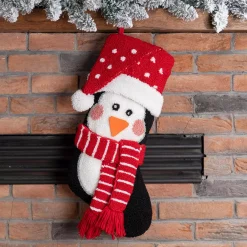 Indoor Christmas Decorations Glitzhome 19 In. L 3D Penguin Hooked Stocking 5 Indoor Christmas Decorations Glitzhome 19 In. L 3D Penguin Hooked Stocking -Christmas Lights Sales glitzhome christmas stockings 1113000115 31 1000