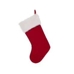 Indoor Christmas Decorations Glitzhome 20 In. L Knitted Stocking With Faux Fur Cuff 15 Indoor Christmas Decorations Glitzhome 20 In. L Knitted Stocking With Faux Fur Cuff -Christmas Lights Sales glitzhome christmas stockings 1113004075 fa 1000