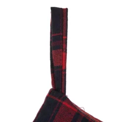 Indoor Christmas Decorations Glitzhome 19 In. L Plush Stocking With Plaid Cuff -Christmas Lights Sales glitzhome christmas stockings 1113004084 1f 1000