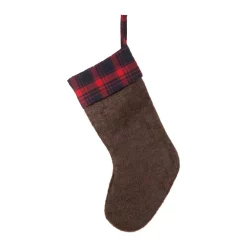 Indoor Christmas Decorations Glitzhome 19 In. L Plush Stocking With Plaid Cuff -Christmas Lights Sales glitzhome christmas stockings 1113004084 44 1000