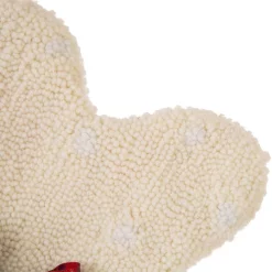 Indoor Christmas Decorations Glitzhome 12.5 In. Hooked Christmas Decor Stocking With Bone Shape -Christmas Lights Sales glitzhome christmas stockings 1113004457 1f 1000