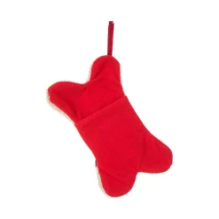 Indoor Christmas Decorations Glitzhome 12.5 In. Hooked Christmas Decor Stocking With Bone Shape -Christmas Lights Sales glitzhome christmas stockings 1113004457 44 1000