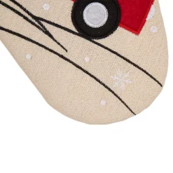 Indoor Christmas Decorations Glitzhome 21 In. L Embroidered Linen Christmas Stocking – Red Truck -Christmas Lights Sales glitzhome christmas stockings 1113203054 44 1000