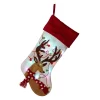 Indoor Christmas Decorations Glitzhome 21 In. L LED Embroidered Linen Christmas Stocking – Reindeer -Christmas Lights Sales glitzhome christmas stockings 1113203055 64 1000