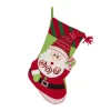 Indoor Christmas Decorations Glitzhome 21 In. L 3D Felt Christmas Stocking – Santa -Christmas Lights Sales glitzhome christmas stockings 1113203063 64 1000