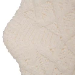 Indoor Christmas Decorations Glitzhome 22 In. L Knitted Polyester White Christmas Stocking With Red Trim And Pompom -Christmas Lights Sales glitzhome christmas stockings 1113203193 4f 1000