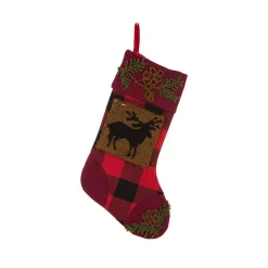 Indoor Christmas Decorations Glitzhome 19 In. Acrylic Plaid Stocking With Rug Hooked Reindeer And Bear (Set Of 2) 12 Indoor Christmas Decorations Glitzhome 19 In. Acrylic Plaid Stocking With Rug Hooked Reindeer And Bear (Set Of 2) -Christmas Lights Sales glitzhome christmas stockings 2004700018 4f 1000