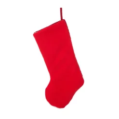 Indoor Christmas Decorations Glitzhome 19 In. Polyester Fox Hooked Stocking (2-Pack) -Christmas Lights Sales glitzhome christmas stockings 2004700038 fa 1000