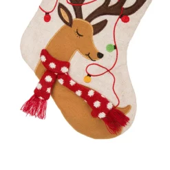 Indoor Christmas Decorations Glitzhome 21 In. H LED Embroidered Polyester Linen Christmas Decoration Stocking (2-Pack) -Christmas Lights Sales glitzhome christmas stockings 2004700042 1f 1000