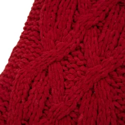 Indoor Christmas Decorations Glitzhome 22 In. Knitted Polyester Red Christmas Decoration Stocking (2-Pack) -Christmas Lights Sales glitzhome christmas stockings 2004700045 44 1000