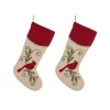 Indoor Christmas Decorations Glitzhome 21 In. Polyester Fabric Christmas Decoration Stocking (2-Pack) 1 Indoor Christmas Decorations Glitzhome 21 In. Polyester Fabric Christmas Decoration Stocking (2-Pack) -Christmas Lights Sales glitzhome christmas stockings 2004700047 64 1000