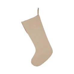 Indoor Christmas Decorations Glitzhome 21 In. Polyester Fabric Christmas Decoration Stocking (2-Pack) -Christmas Lights Sales glitzhome christmas stockings 2004700047 fa 1000