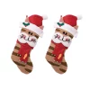 Indoor Christmas Decorations Glitzhome 22 In. H Polyester Hooked 3D Cat Stocking (2-Pack) -Christmas Lights Sales glitzhome christmas stockings 2004700056 64 1000