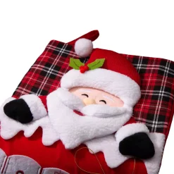 Indoor Christmas Decorations Glitzhome 36 In. H Felt 3D Polyester Oversized Count Down Santa Stocking -Christmas Lights Sales glitzhome christmas stockings 2004700071 4f 1000