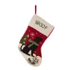 Indoor Christmas Decorations Glitzhome 20 In. L Hooked Stocking, Dog -Christmas Lights Sales glitzhome christmas stockings jk29255a 64 1000