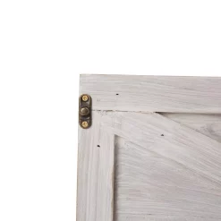 Christmas Tree Decorations Glitzhome 22.09 In. L Washed White Wooden Tree Collar (KD) -Christmas Lights Sales glitzhome christmas tree skirts collars 1106203433 fa 1000