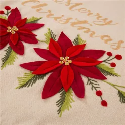 Christmas Tree Decorations Glitzhome 48 In. D Fabric Christmas Tree Skirt In Poinsettia 12 Christmas Tree Decorations Glitzhome 48 In. D Fabric Christmas Tree Skirt In Poinsettia -Christmas Lights Sales glitzhome christmas tree skirts collars 1113202457 4f 1000