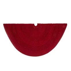 Christmas Tree Decorations Glitzhome 52 In. D Knitted Acrylic Red Christmas Tree Skirt 15 Christmas Tree Decorations Glitzhome 52 In. D Knitted Acrylic Red Christmas Tree Skirt -Christmas Lights Sales glitzhome christmas tree skirts collars 1113202582 fa 1000