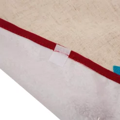 Christmas Tree Decorations Glitzhome 48 In. D LED Embroidered Linen Christmas Tree Skirt – Merry Christmas -Christmas Lights Sales glitzhome christmas tree skirts collars 1113203060 fa 1000