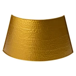 Christmas Tree Decorations Glitzhome 26 In. Dia Golden Hammered Metal Tree Collar(KD) -Christmas Lights Sales glitzhome christmas tree skirts collars 2004600002 44 1000