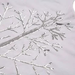 Christmas Tree Decorations Glitzhome 48 In. D White Fleece Christmas Tree Skirt -Christmas Lights Sales glitzhome christmas tree skirts collars 2004700063 c3 1000