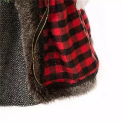 Christmas Tree Decorations Glitzhome 12 In. H Plaid Angel Christmas Tree Topper Decoration -Christmas Lights Sales glitzhome christmas tree toppers 1123202425 1f 1000