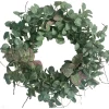 Christmas Greenery Glitzhome 24 In. Green Unlit Seasonal Artificial Christmas Wreath With Eucalyptus -Christmas Lights Sales glitzhome christmas wreaths lkw20209gn 64 1000