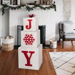 Outdoor Christmas Decorations Glitzhome 31.89 In. H Wooden Block Wording Porch Sign – JOY -Christmas Lights Sales glitzhome christmas yard decorations 1103203410 31 1000